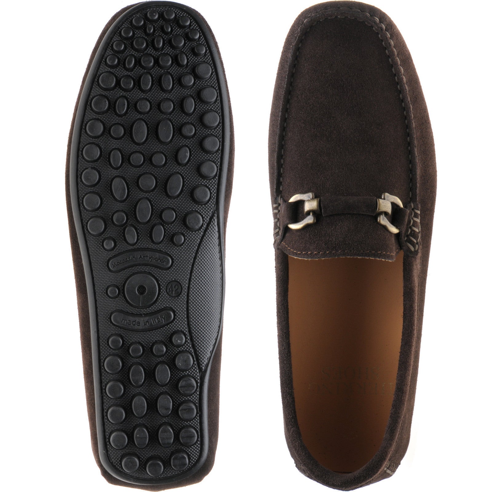 Product image for Herring Mugello in dark brown suede