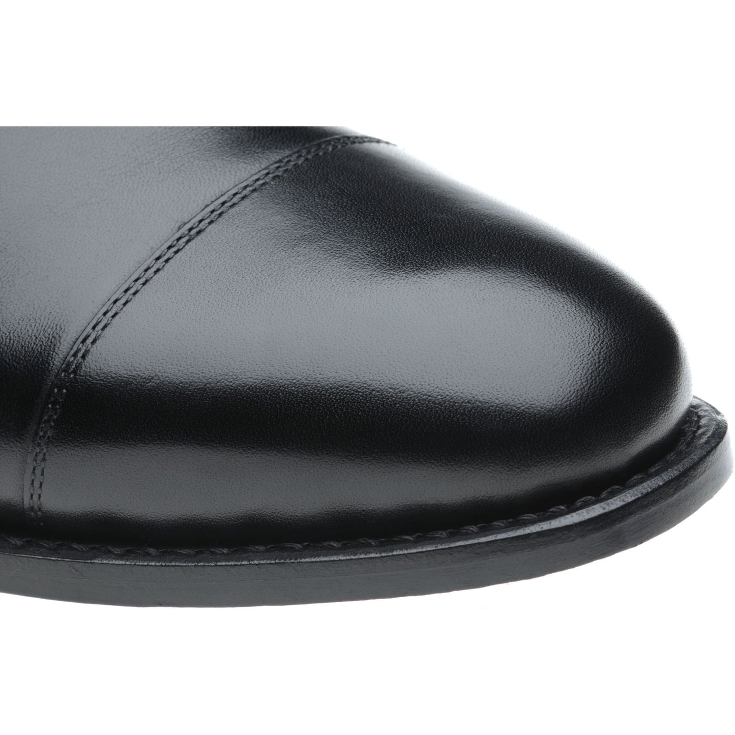 Product image for Herring Newcastle mens Oxfords in black calf (second)