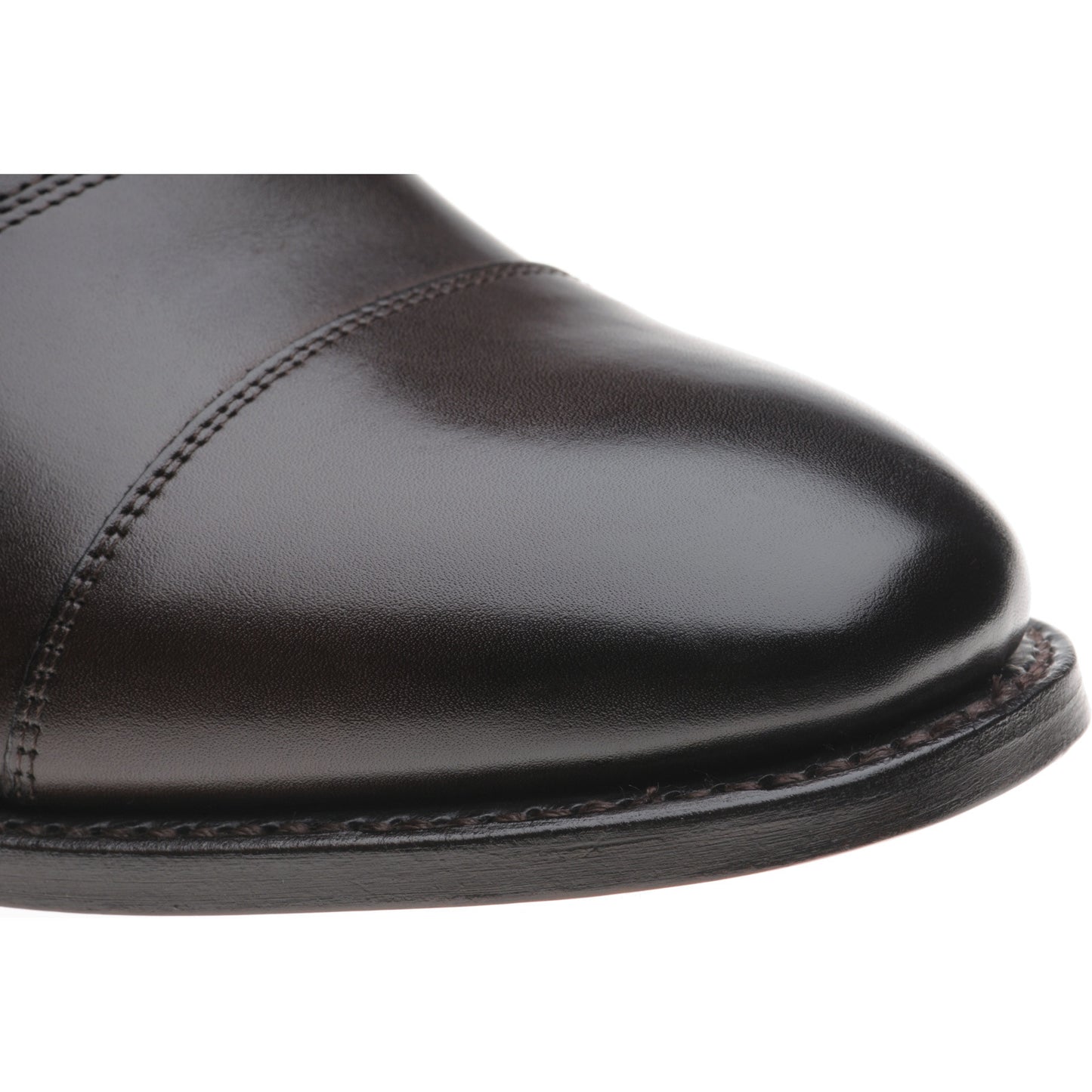 Product image for Herring Newcastle mens Oxfords in dark chocolate calf (second)