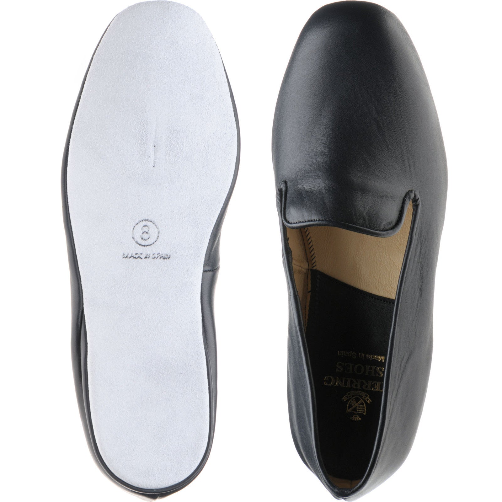 Product image for Herring Noble in navy deerskin