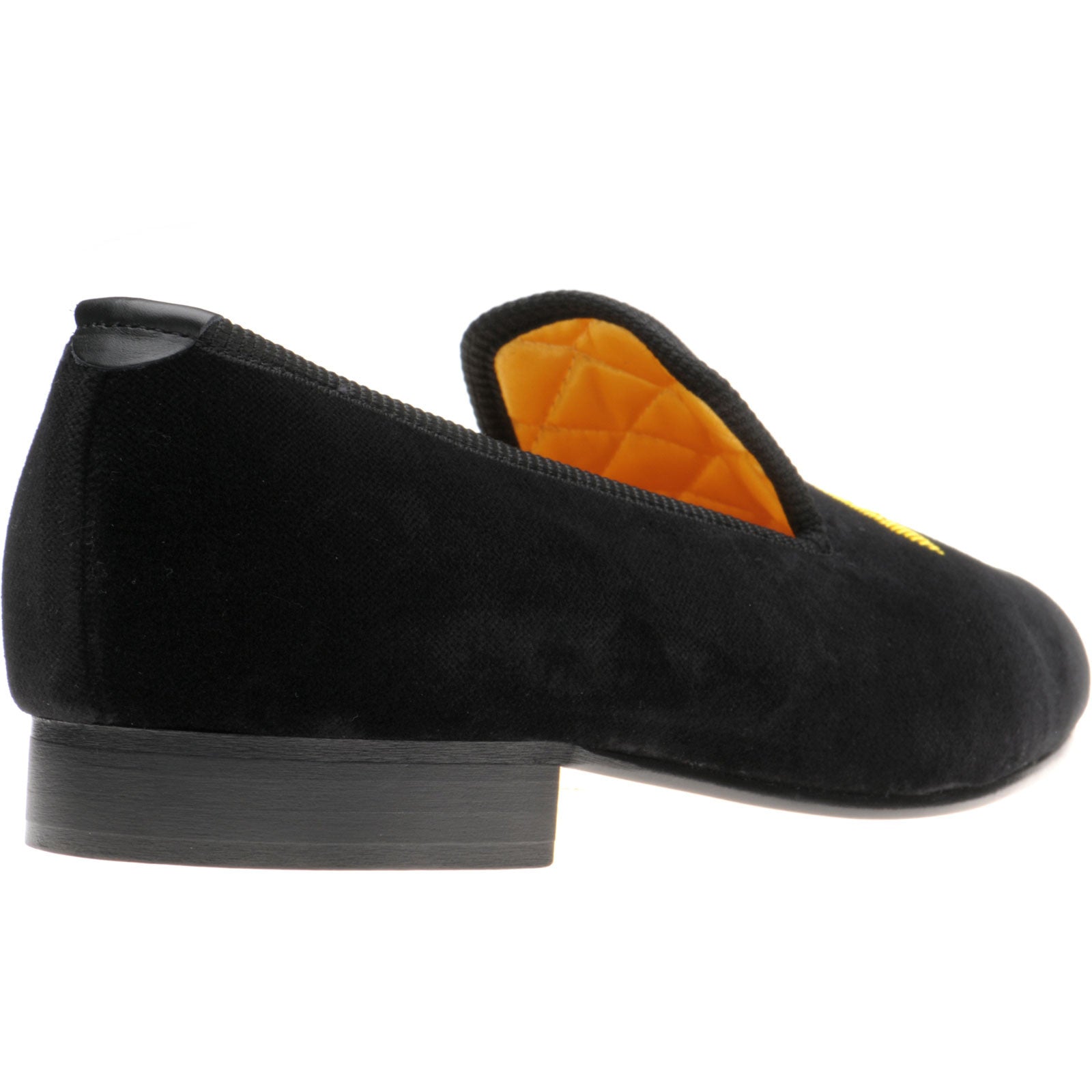 Product image for Herring Ohene mens house shoes in black velvet