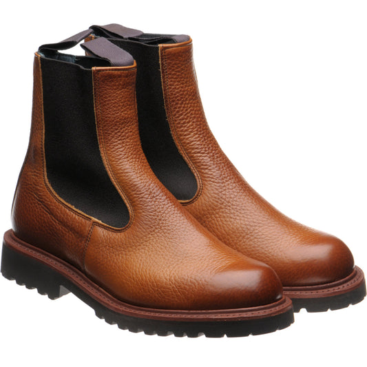 Product image for Herring Paula ladies rubber-soled Chelsea boots in marron muflone calf