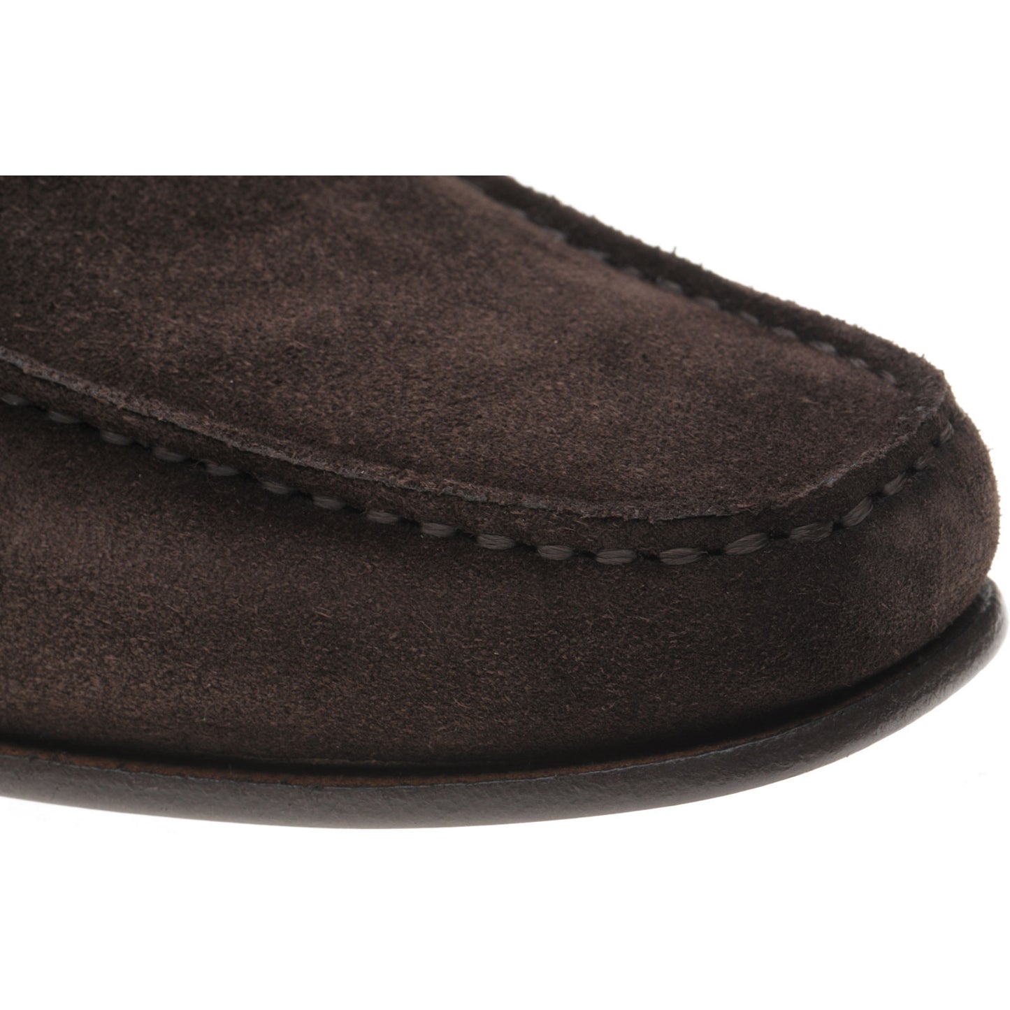 Product image for Herring Pisa II mens hybrid-soled loafers in brown suede