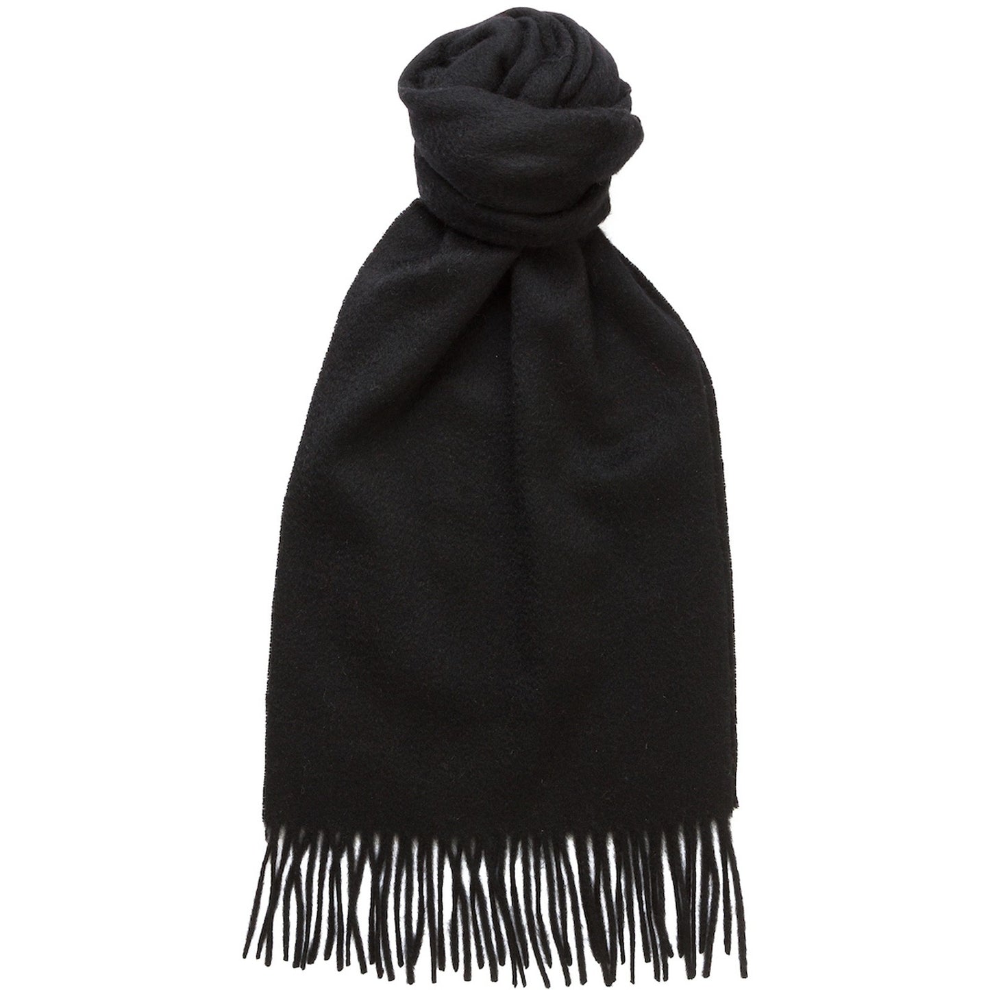 Product image for Herring Plain Cashmere Scarf in black cashmere