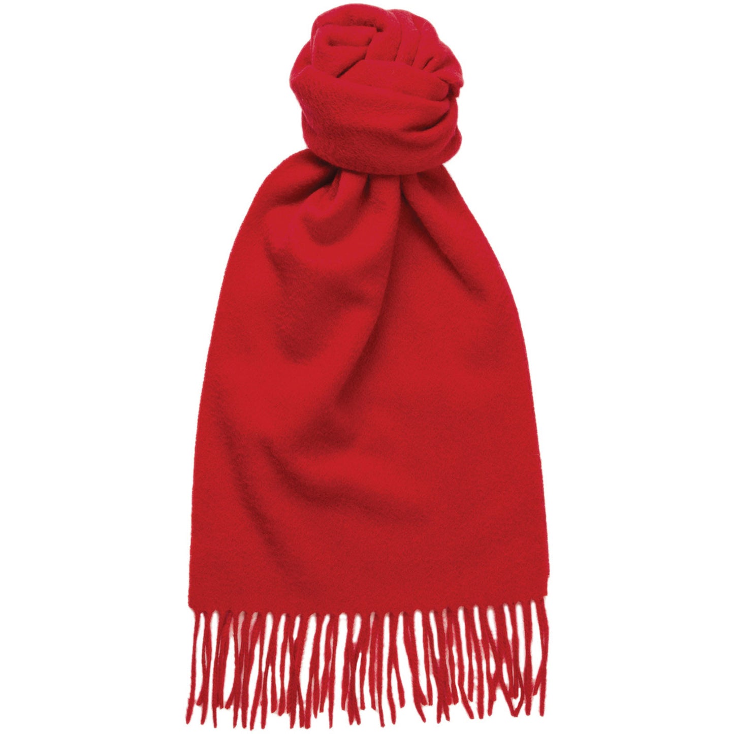 Product image for Herring Plain Cashmere Scarf in red cashmere