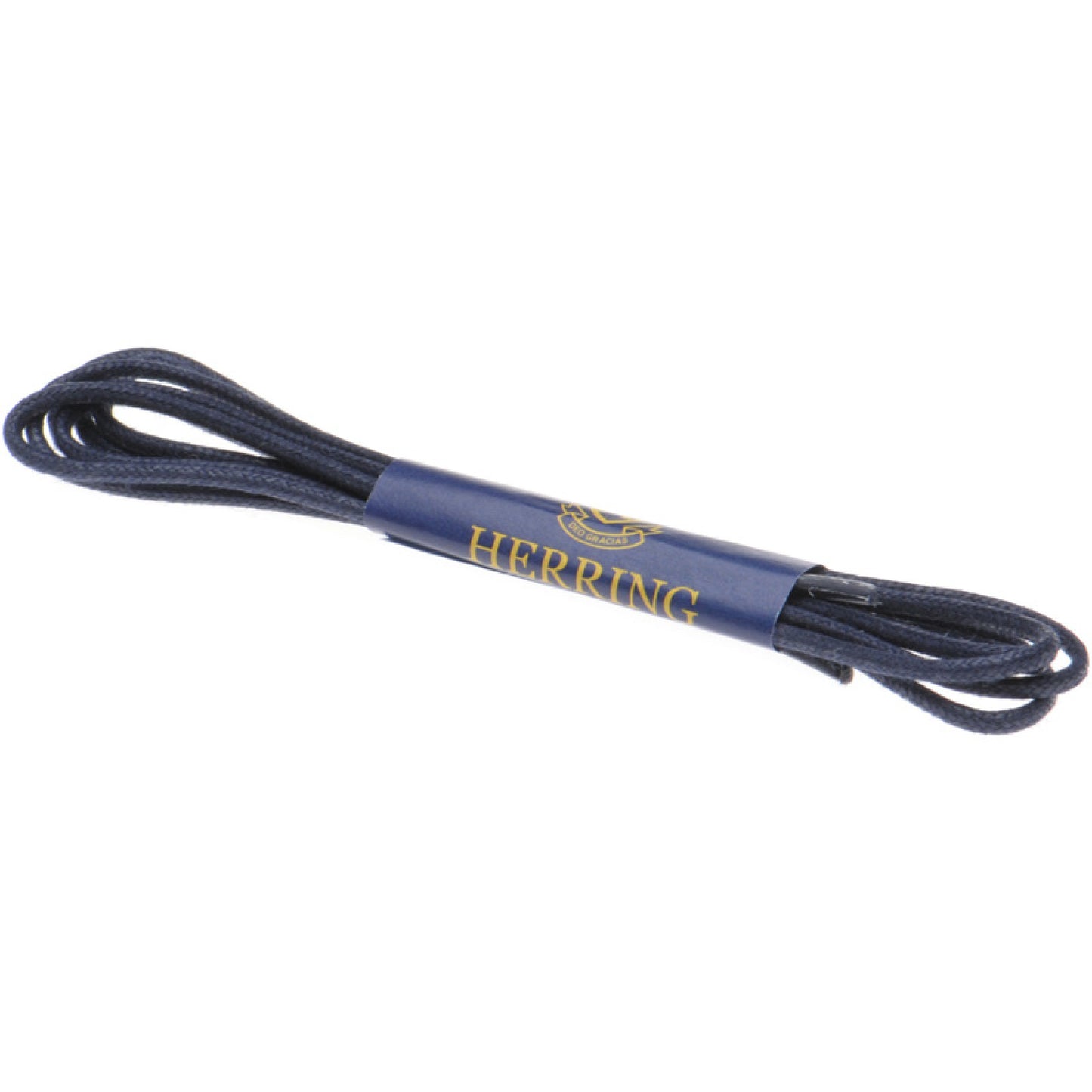Product image for Herring Plain Laces 80cm Twin Pack in navy