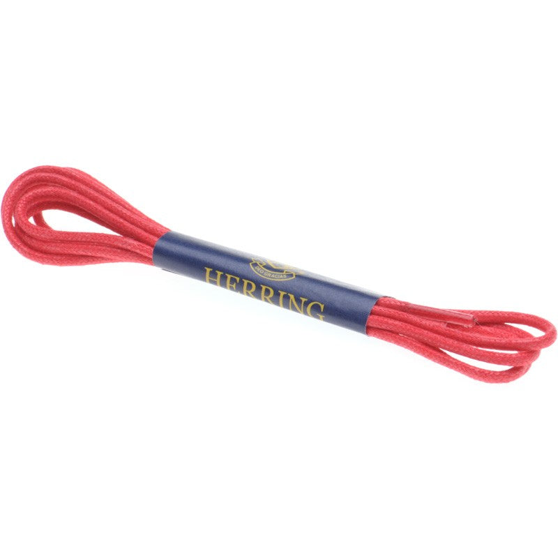 Product image for Herring Plain Laces 80cm Twin Pack in red