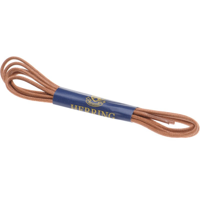 Product image for Herring Plain Laces 80cm Twin Pack in tan