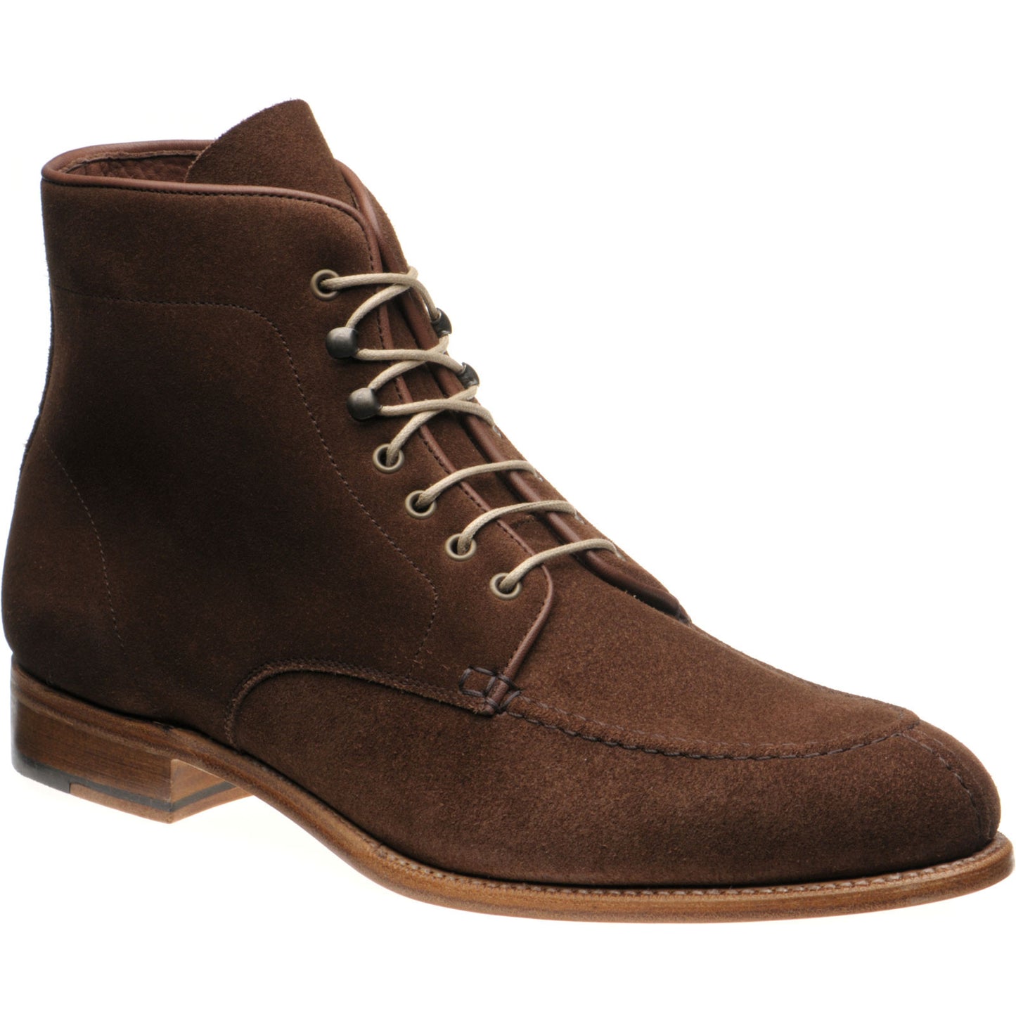 Product image for Herring Pocklington mens boots in brown suede