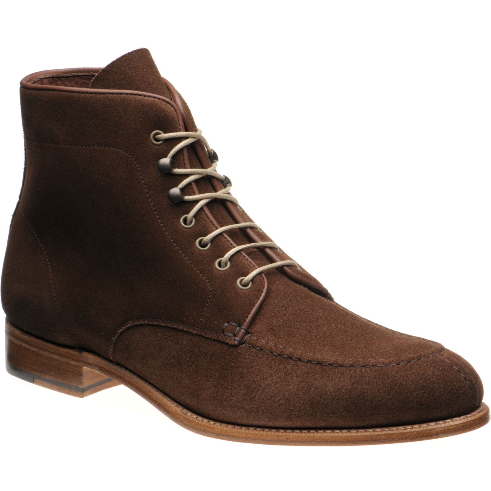 Product image for Herring Pocklington mens boots in brown suede