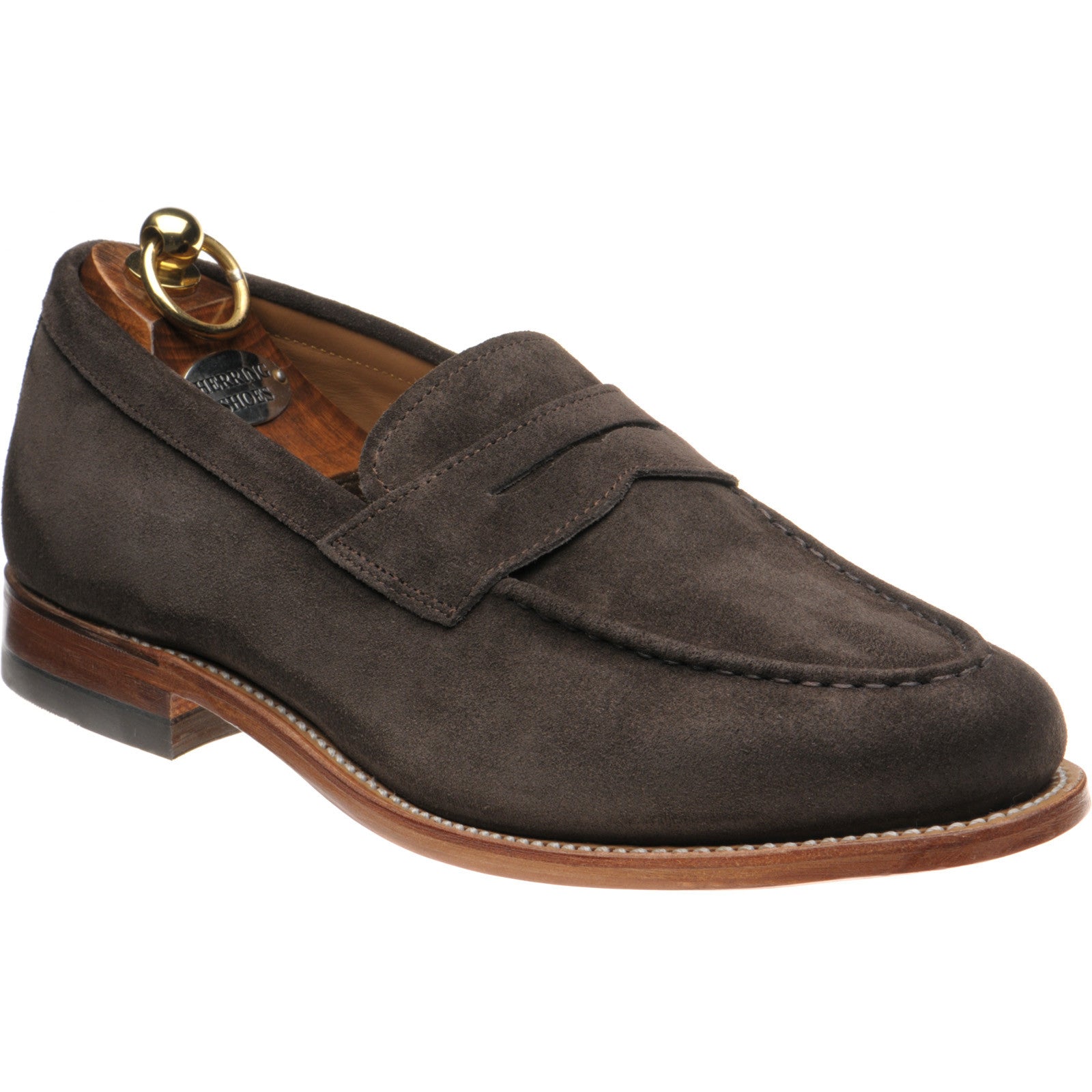 Herring Riverford mens loafers in brown suede – Herring Shoes