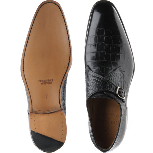 Product image for Herring Salobrena in black croc