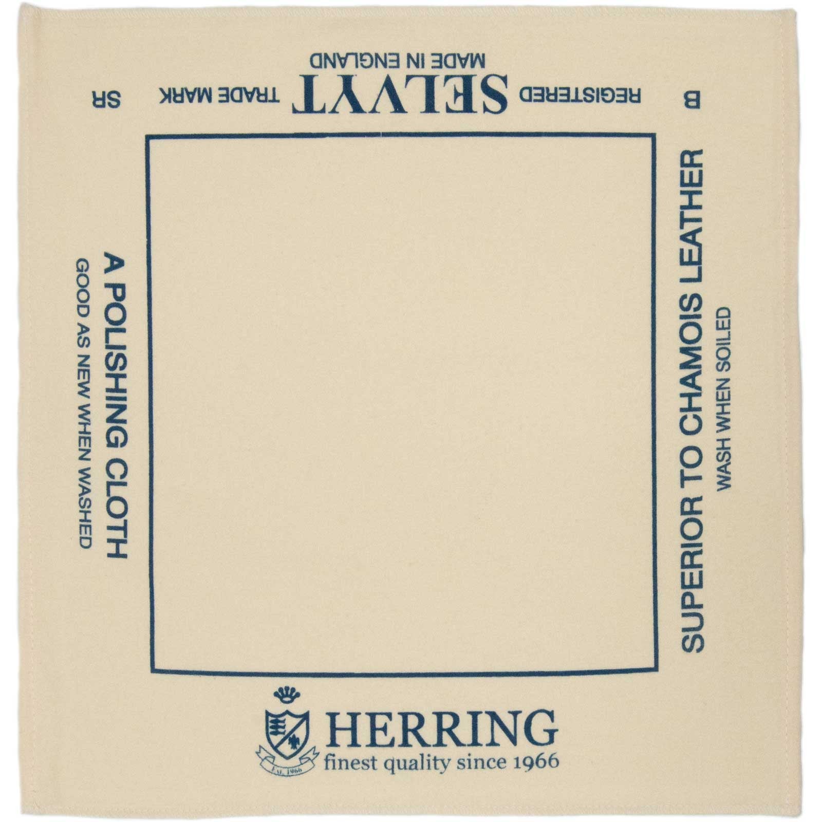 Product image for Herring Selvyt premium polishing cloth (35 X 35) in undyed cotton