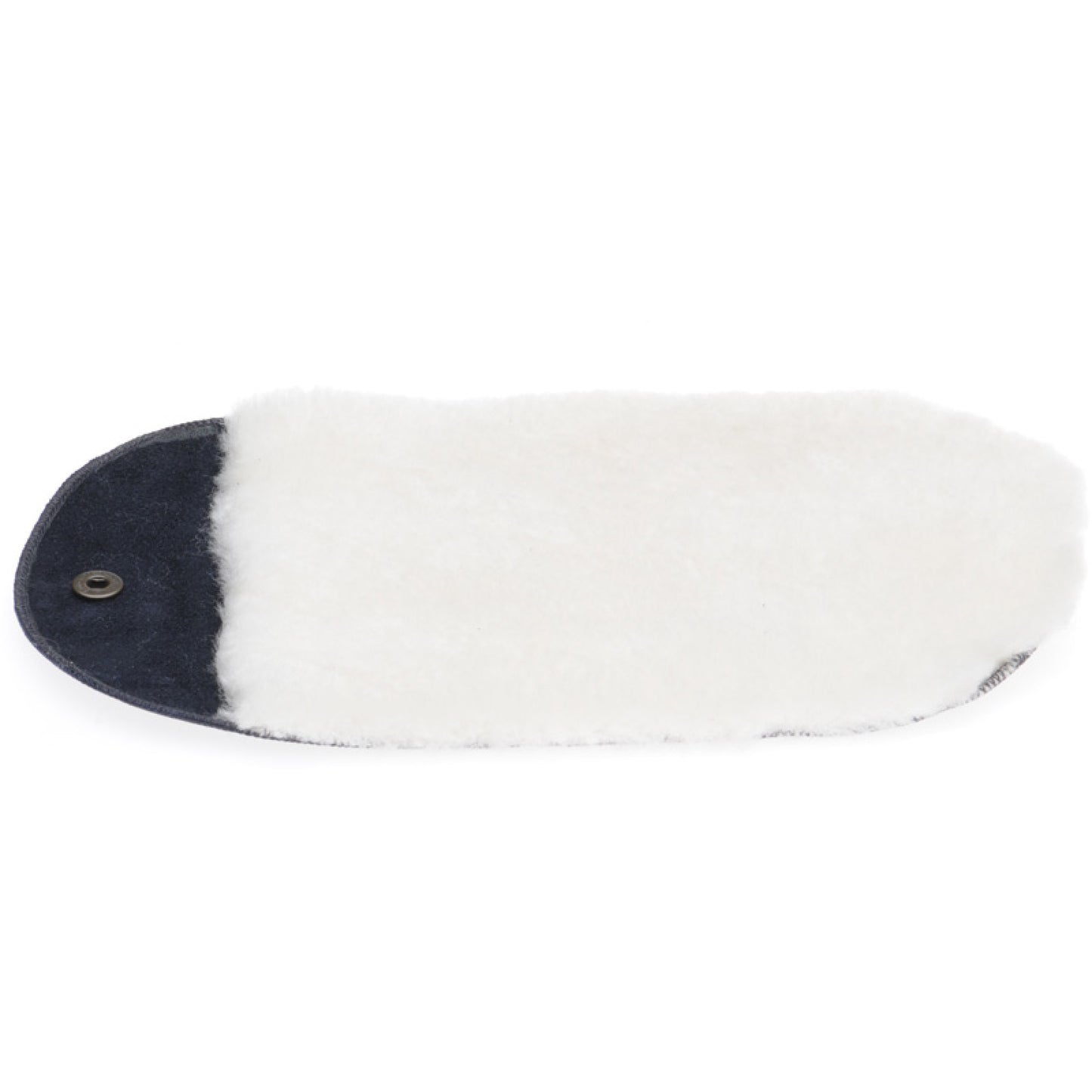 Product image for Herring Shearling Polishing Mitt in navy nubuck