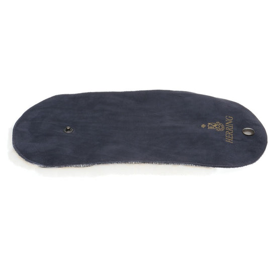 Product image for Herring Shearling Polishing Mitt in navy nubuck