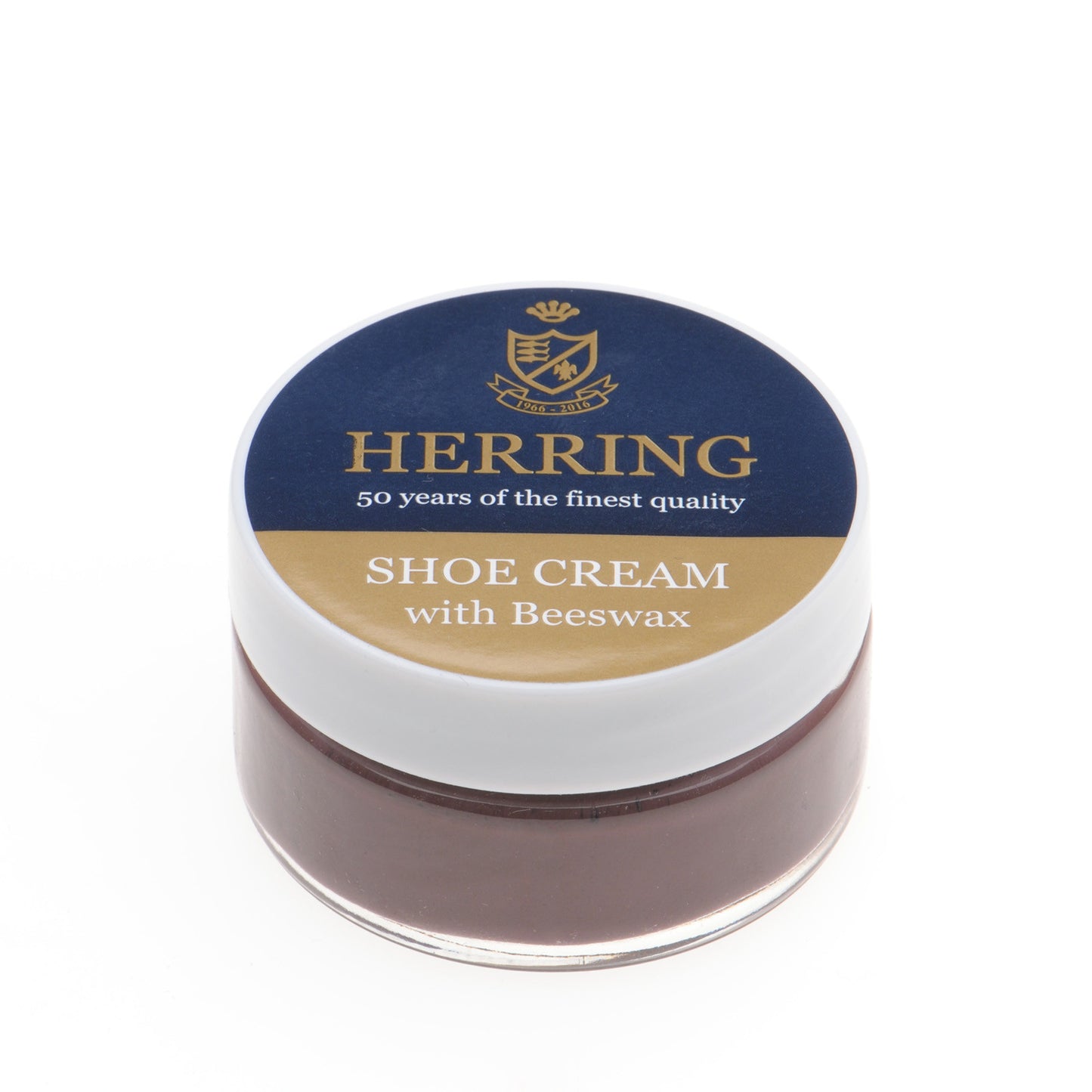 Product image for Herring Shoe Cream Polish in medium brown