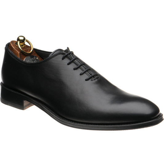 Product image for Herring Shrewsbury mens Oxfords in black calf (second)