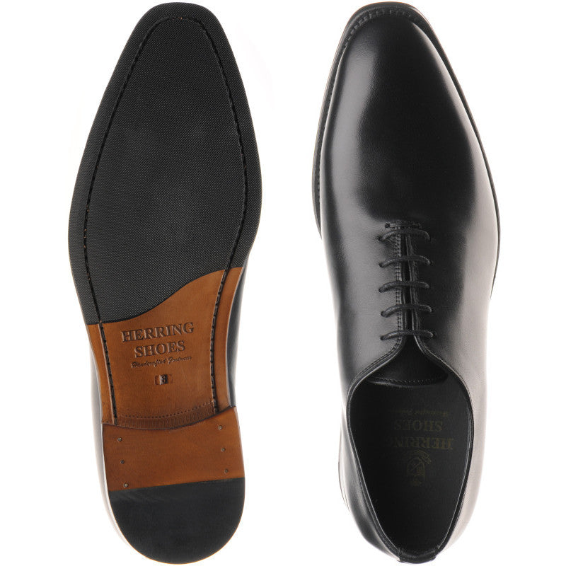 Product image for Herring Shrewsbury in black calf