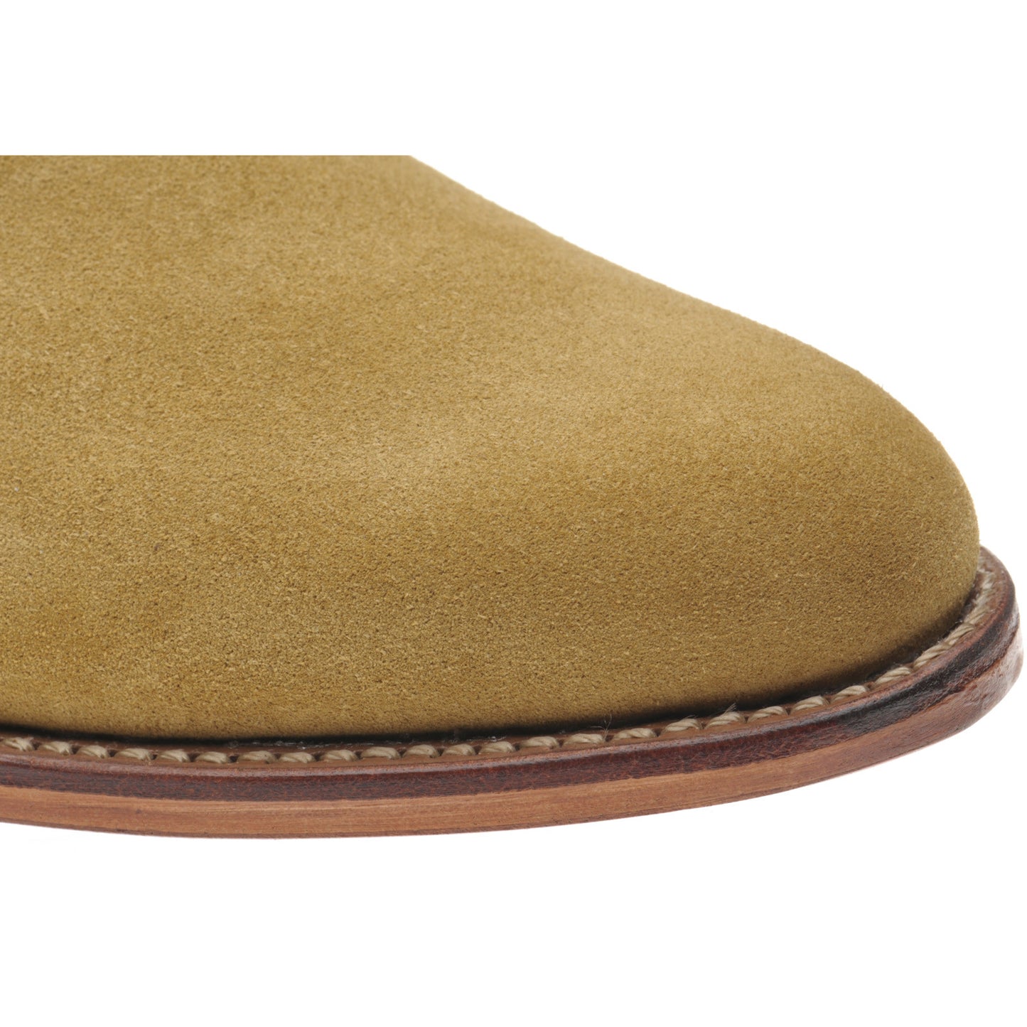 Product image for Herring Sittaford mens Chelsea boots in honey suede