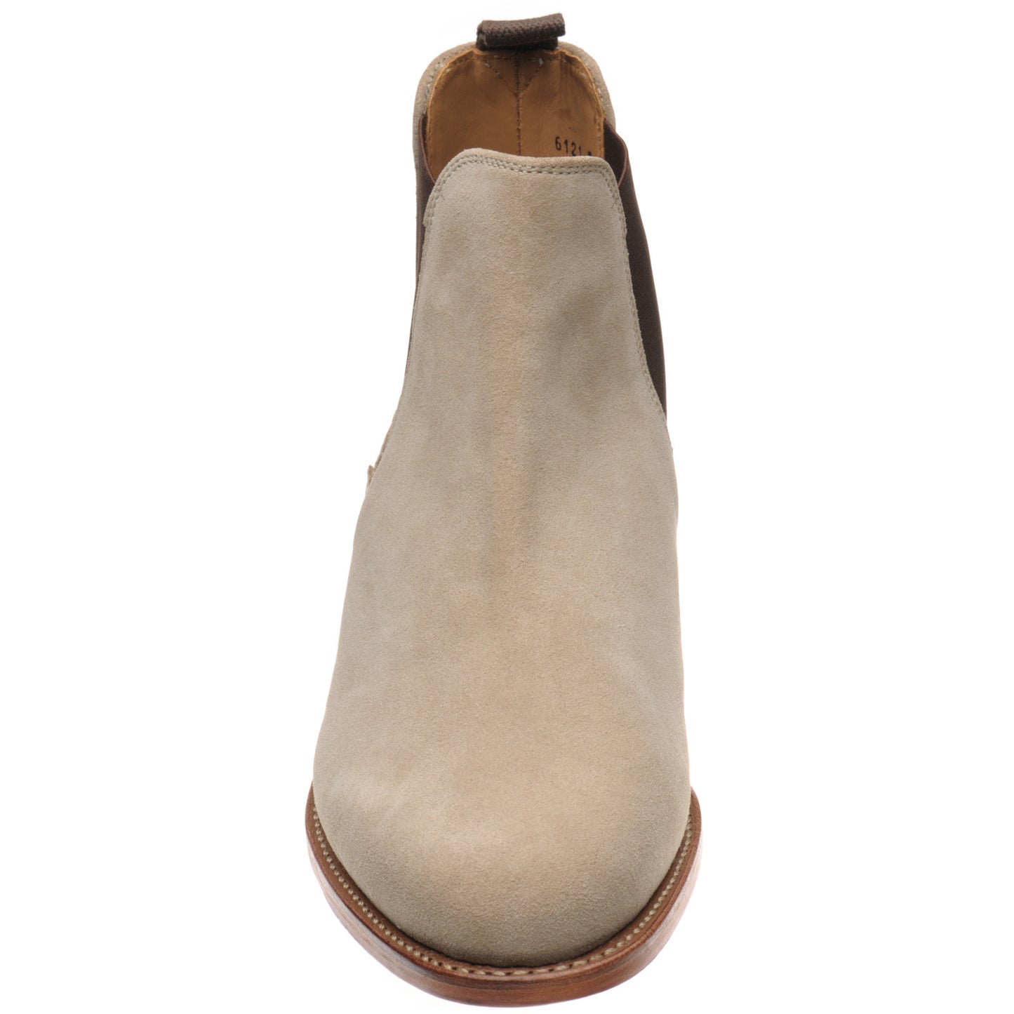 Product image for Herring Sittaford mens Chelsea boots in sand suede