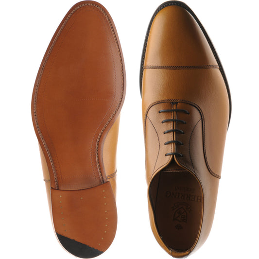 Product image for Herring Sligo mens Oxfords in tan grain calf