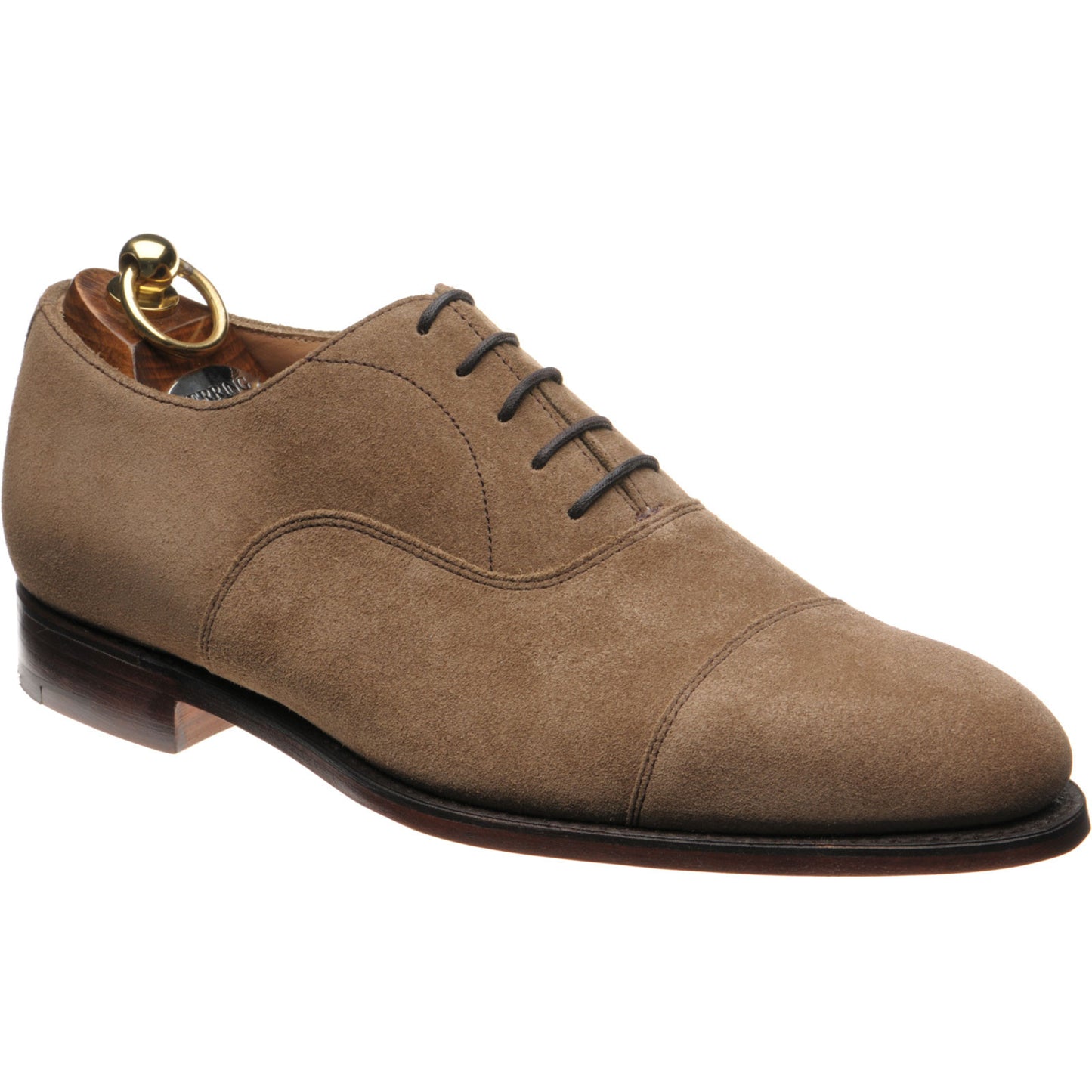 Product image for Herring Sligo mens Oxfords in taupe suede