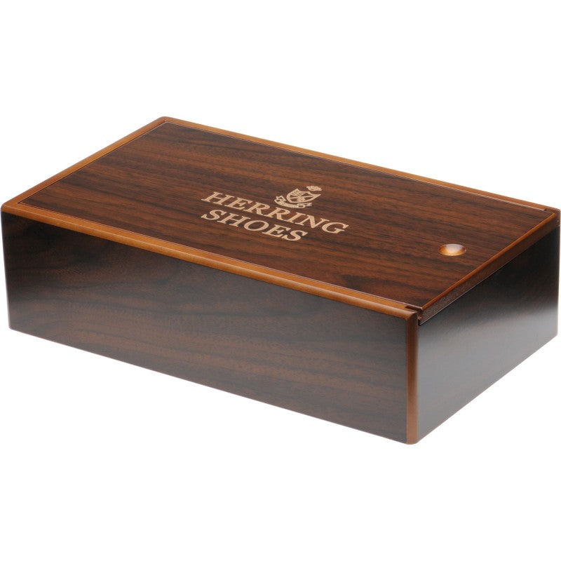 Product image for Herring Small Valet Box (Empty) in dark wood