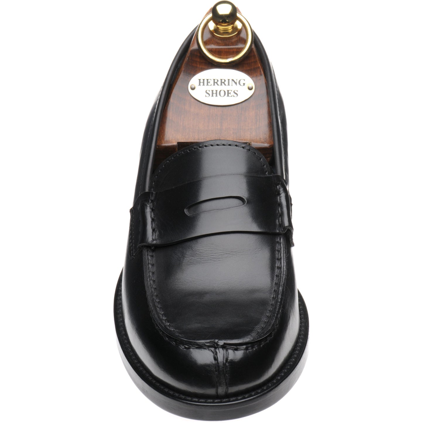 Product image for Herring Sophia ladies hybrid-soled loafers in black calf