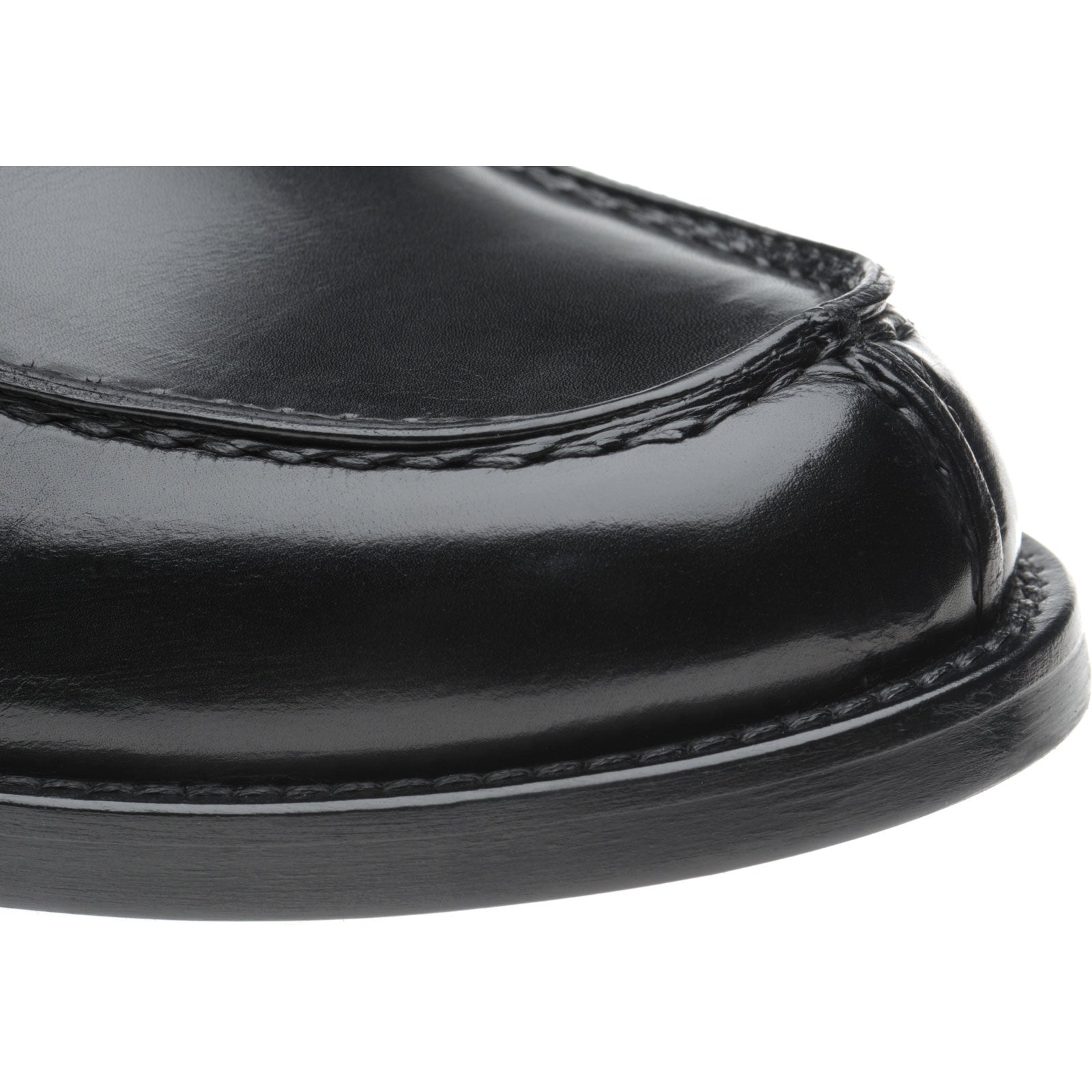 Product image for Herring Sophia ladies hybrid-soled loafers in black calf