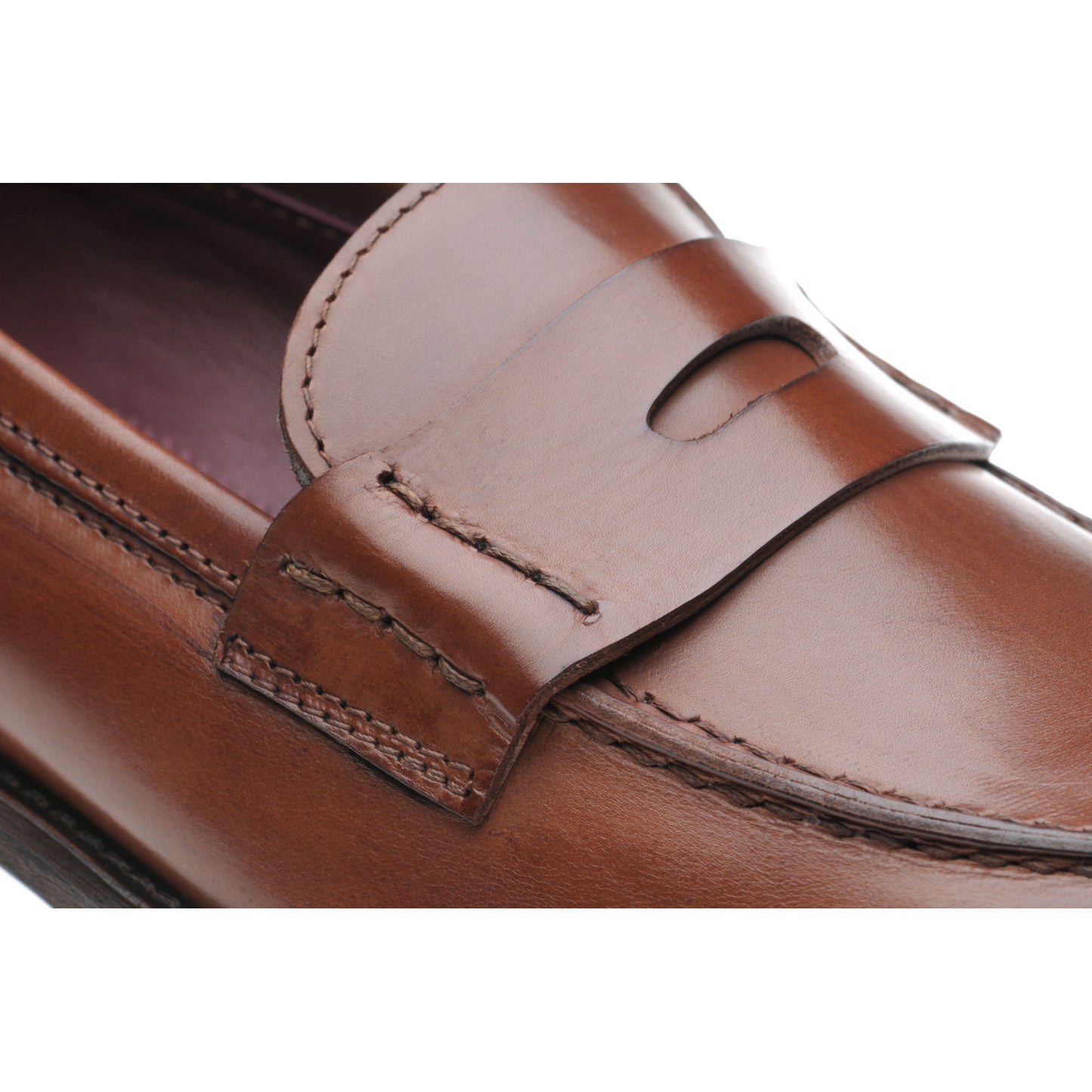 Product image for Herring Sophia ladies hybrid-soled loafers in light brown calf