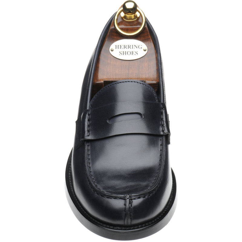 Product image for Herring Sophia ladies hybrid-soled loafers in navy calf