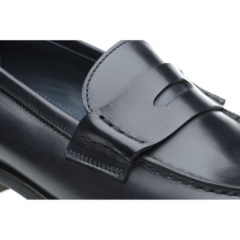Product image for Herring Sophia ladies hybrid-soled loafers in navy calf