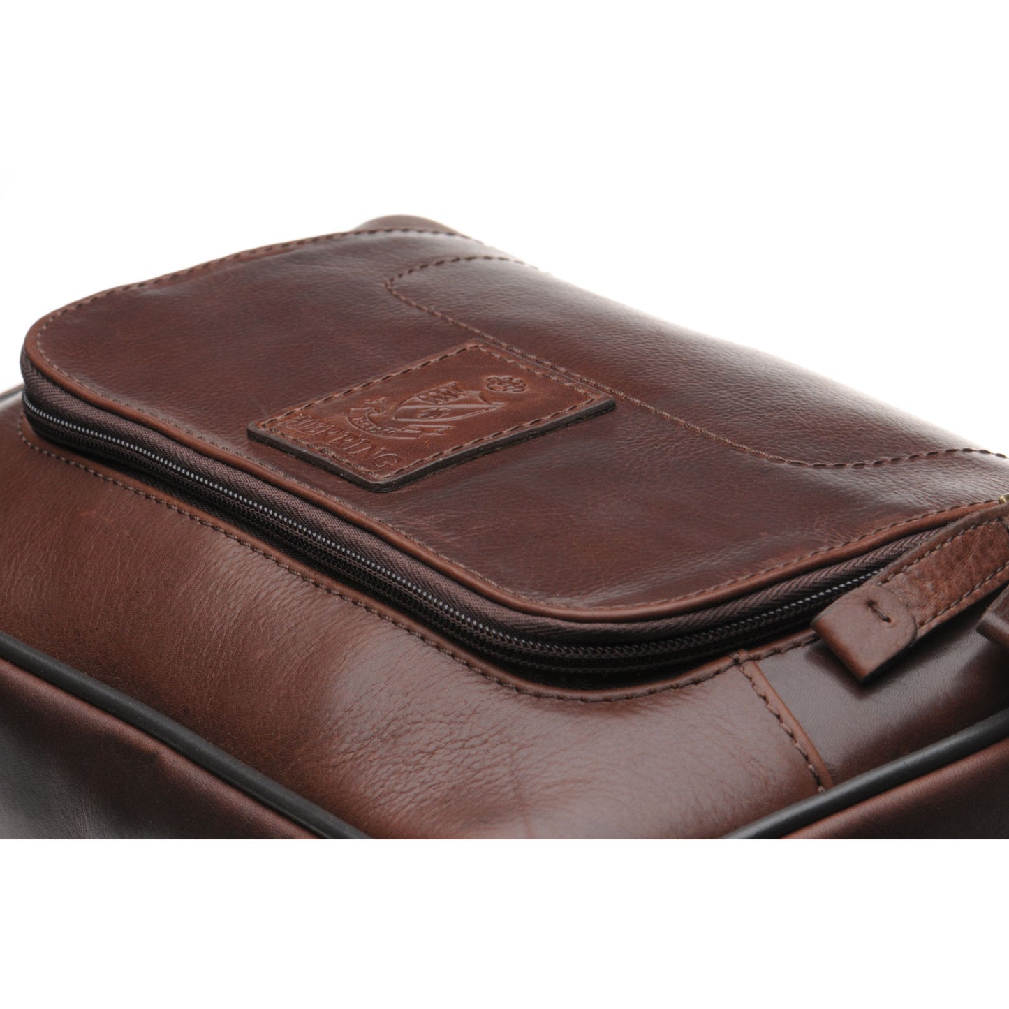 Product image for Herring Spruce Washbag in mahogany grain