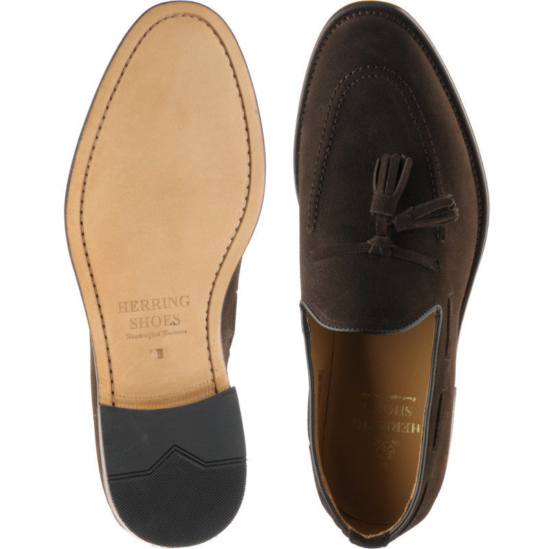 Product image for Herring St Davids in dark brown suede