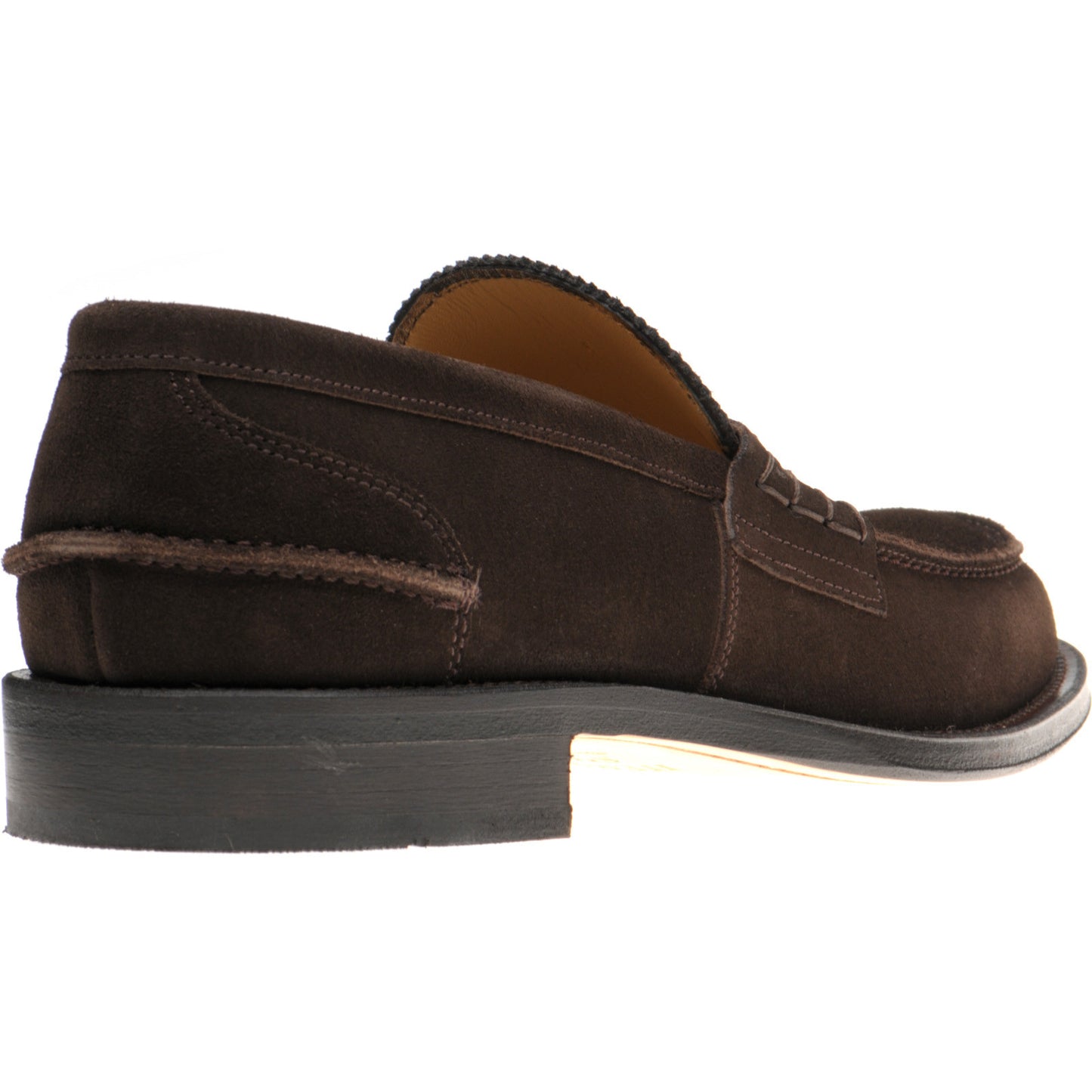Product image for Herring St George in dark brown suede