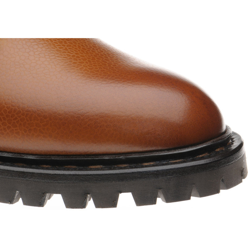 Product image for Herring Stavanger mens rubber-soled boots in tan grain