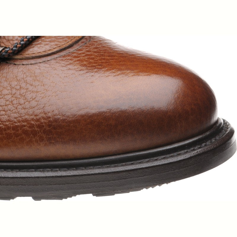 Product image for Herring Staverley mens rubber-soled boots in tan grain