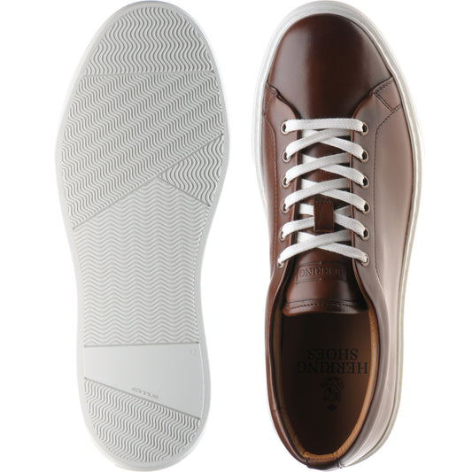 Product image for Herring Strike II mens rubber-soled in cognac calf (second)