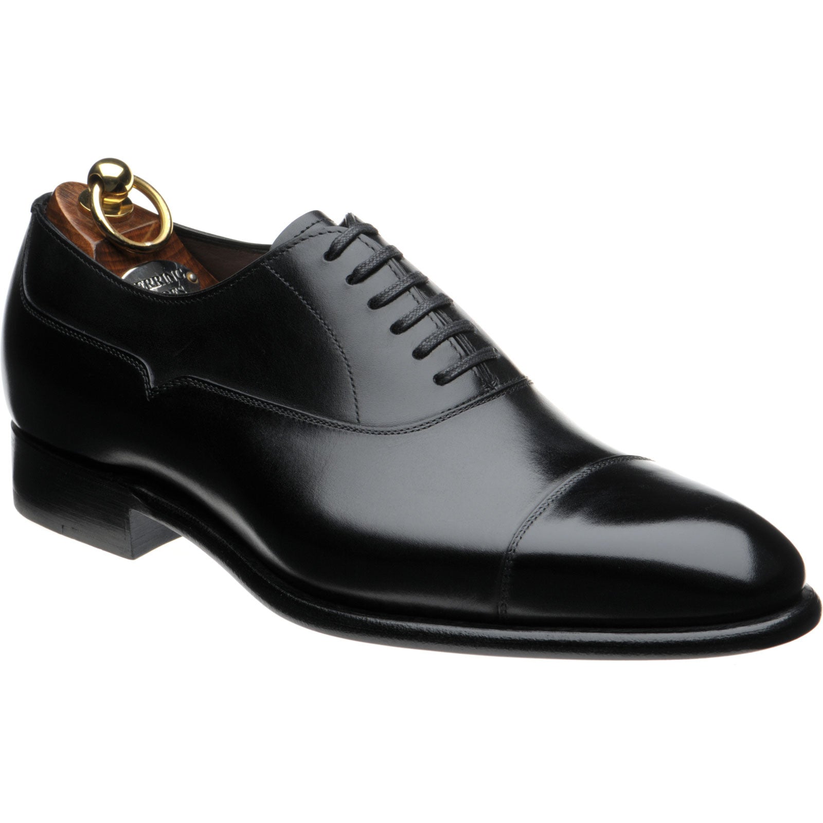 Herring Sussex mens Oxfords in black calf – Herring Shoes - Main Image