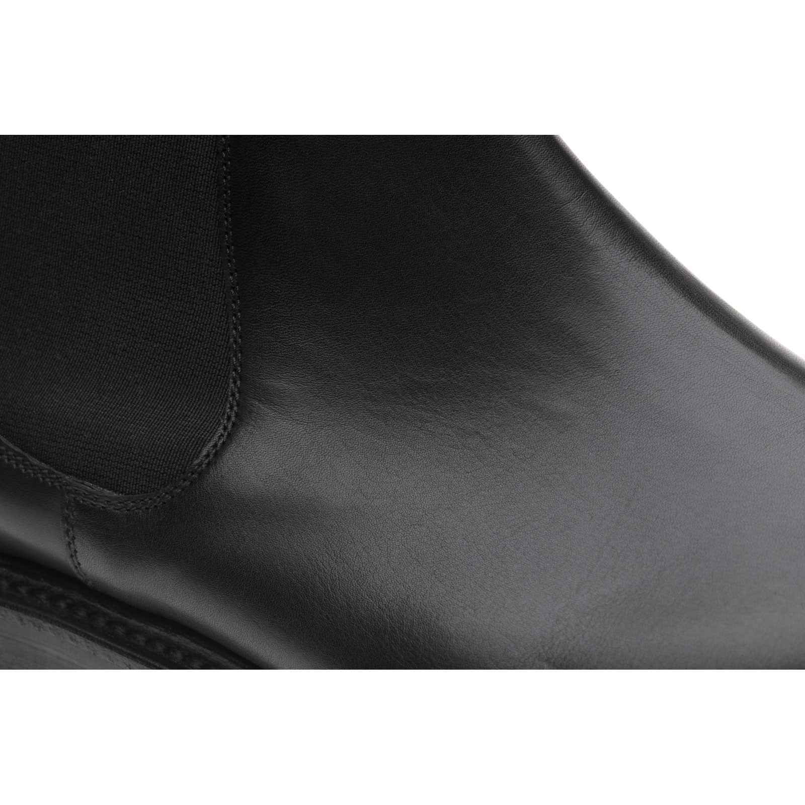 Product image for Herring Sywell mens rubber-soled boots in black calf