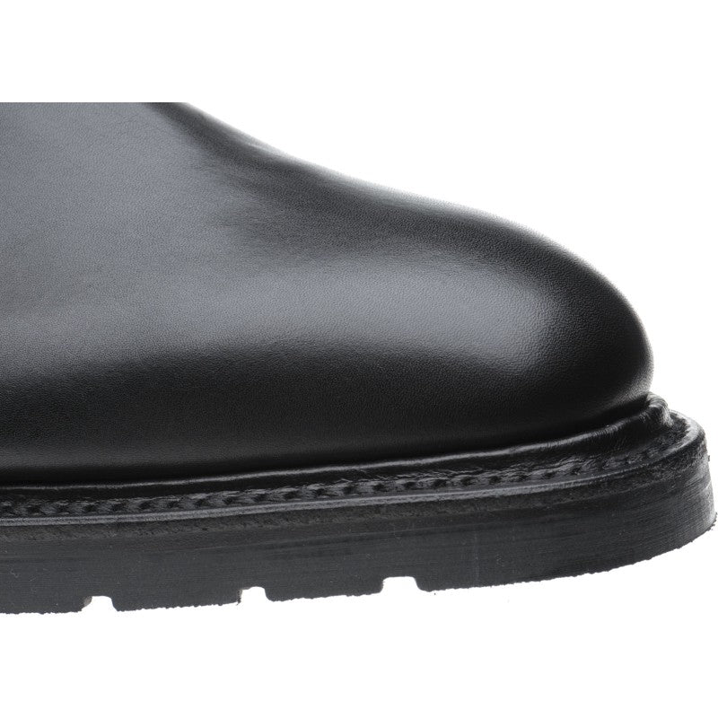 Product image for Herring Sywell mens rubber-soled boots in black calf