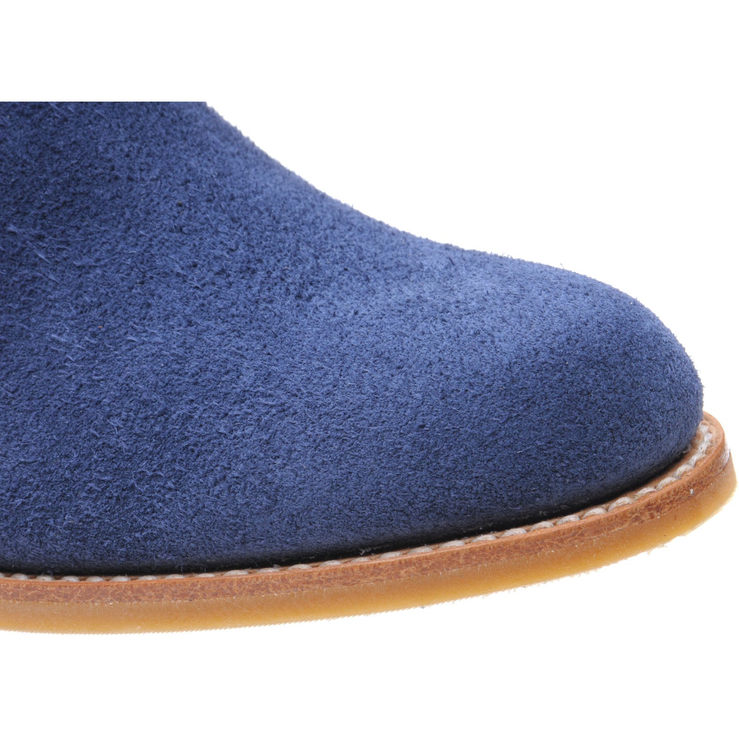Product image for Herring Tamara ladies rubber-soled Chelsea boots in navy suede