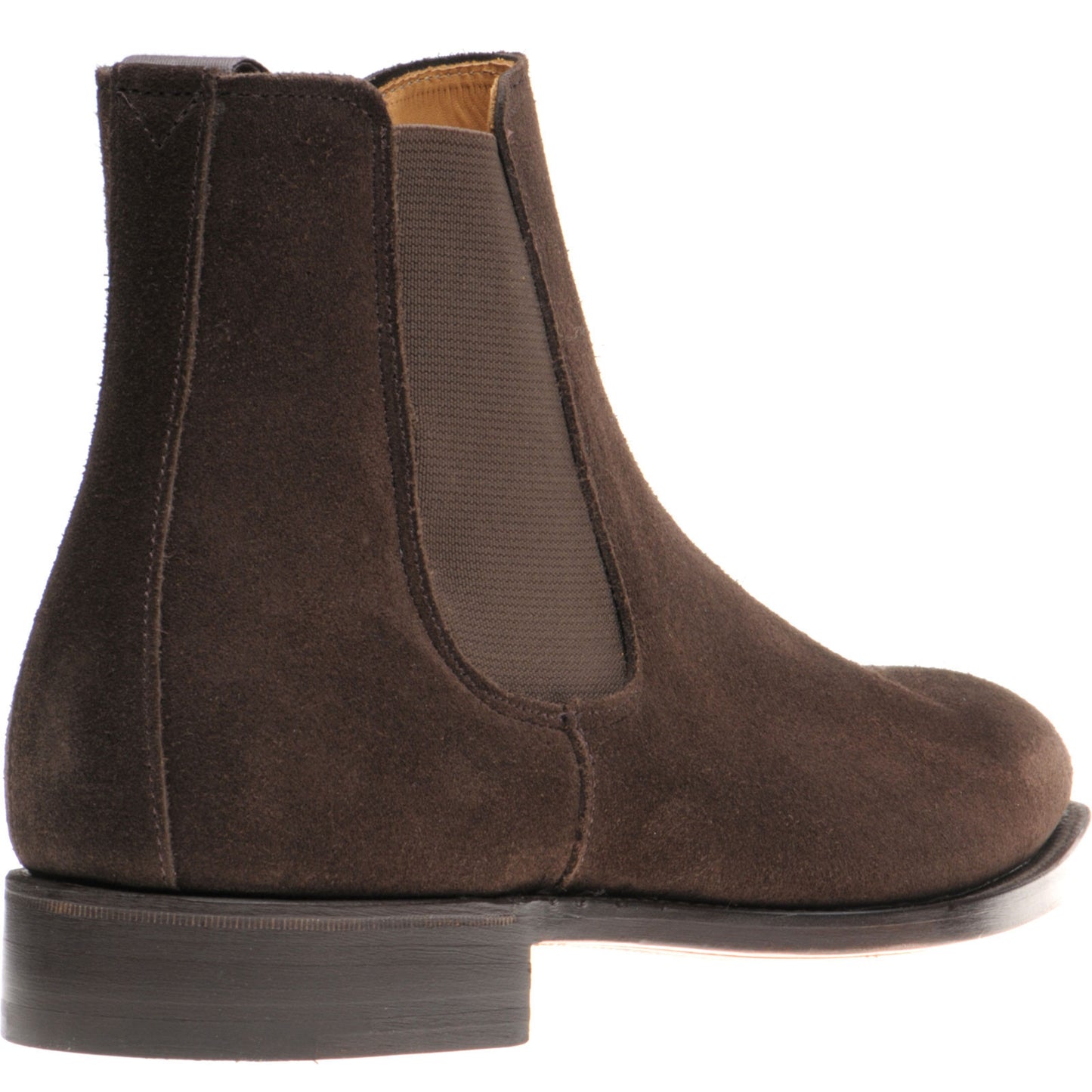 Product image for Herring Taverner mens Chelsea boots in brown suede