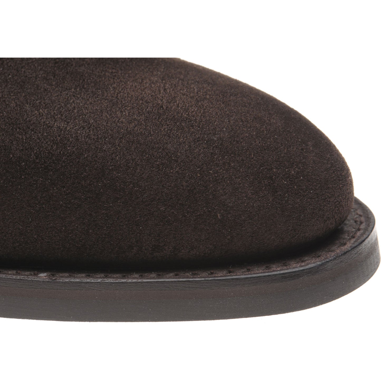 Product image for Herring Taverner Rubber mens rubber-soled Chelsea boots in brown suede