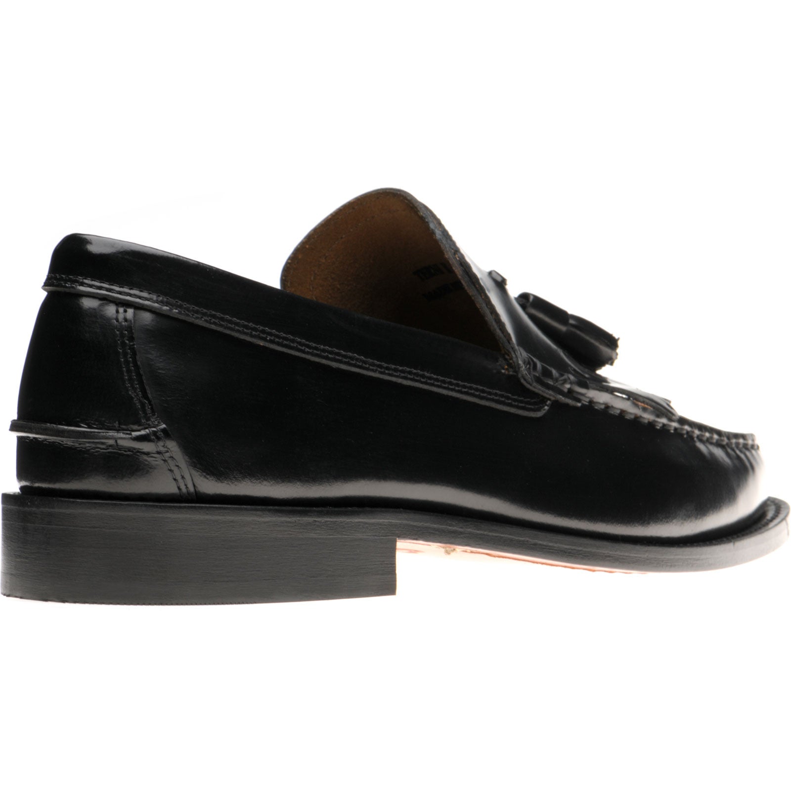 Product image for Herring Terni II mens hybrid-soled tasselled loafers in black polished