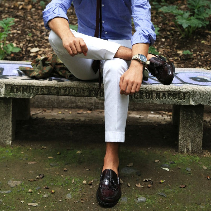 Product image for Herring Terni II in burgundy polished