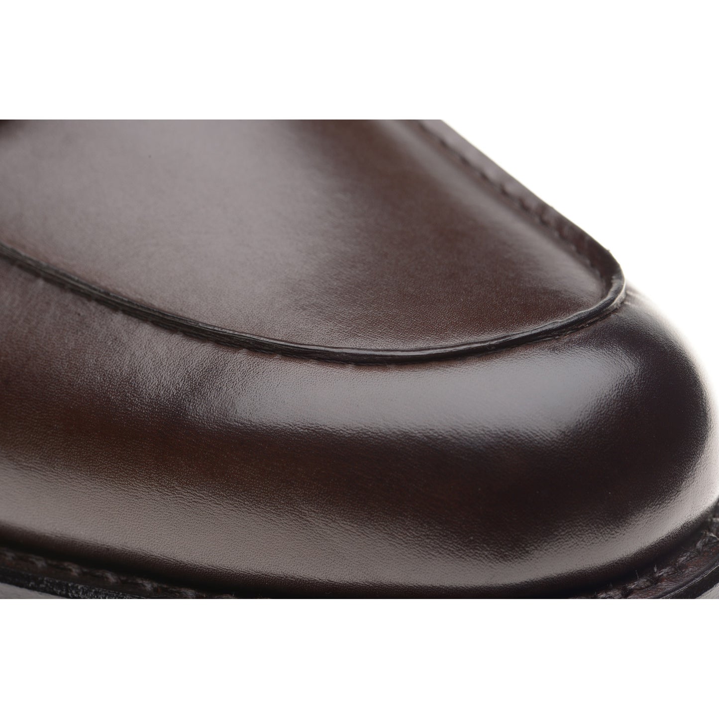 Product image for Herring Tours mens rubber-soled Derby shoes in dark brown calf