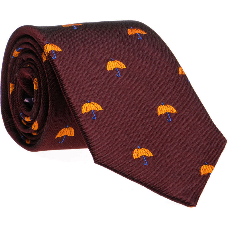 Product image for Herring Umbrella Tie in wine
