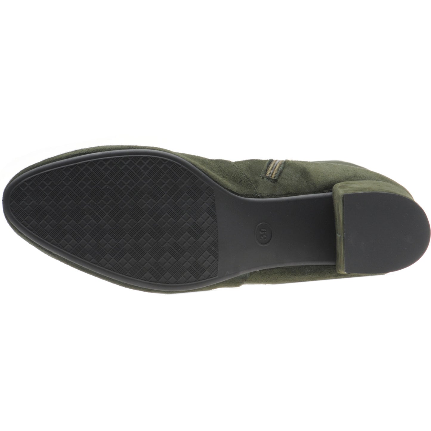 Product image for Herring Varese ladies rubber-soled boots in green suede