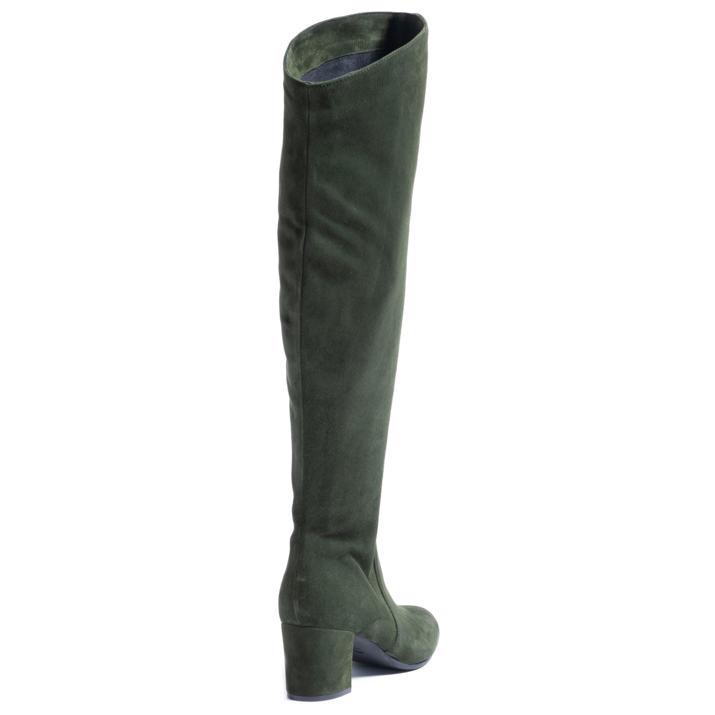 Product image for Herring Varese ladies rubber-soled boots in green suede